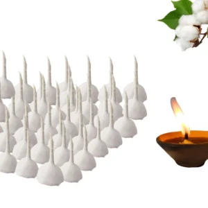 Cotton Round Batti Wicks for Pooja Aarti