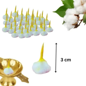 round chandan wicks