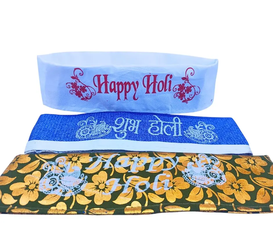 Netaji Style Shubh Holi Topi for Holi Festival