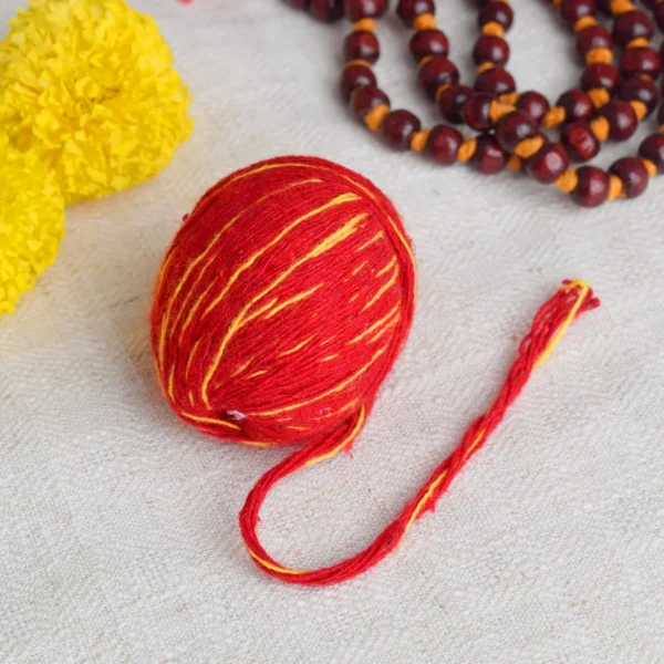Pure Cotton Kalawa Thread (Mauli)