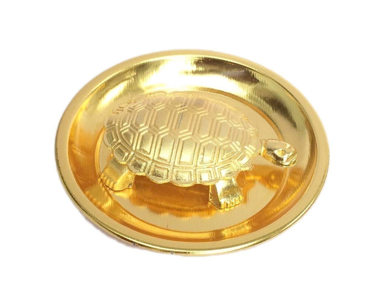 Brass Turtle on Plate Ayodhyashri