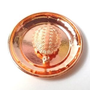 Copper Tortoise with Plate Ayodhyashri