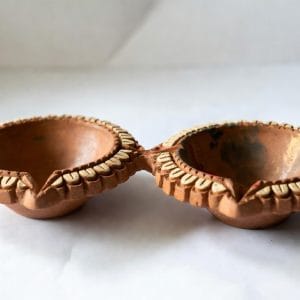 Handmade Earthen Clay Big Size Diya for Laxmi Poojan