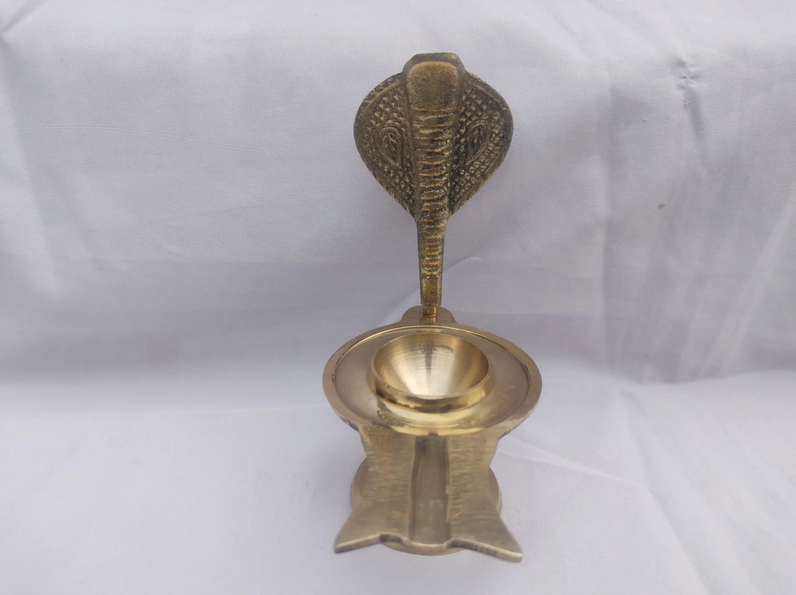 Brass Shivling Puja Stand with Naag-Ayodhayshri