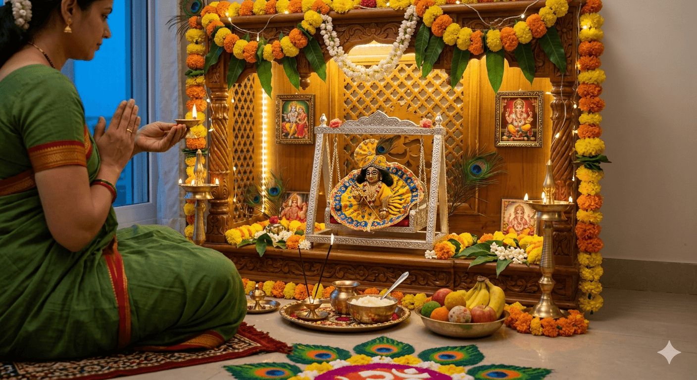 Simple Janmashtami Decoration Ideas For Home In 2026 That Create A Divine Atmosphere