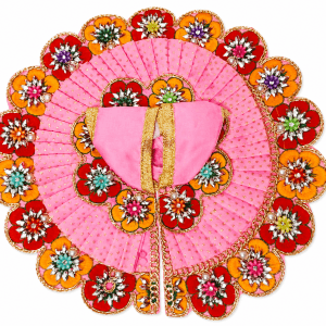 Special Fancy Dress for Bal Gopal Krishna Idol & Thakur Ji (Light Pink) Size 1 No-5"