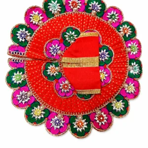 Janmashtami Special Fancy Dress for Bal Gopal 4 No-8inch Red Colour
