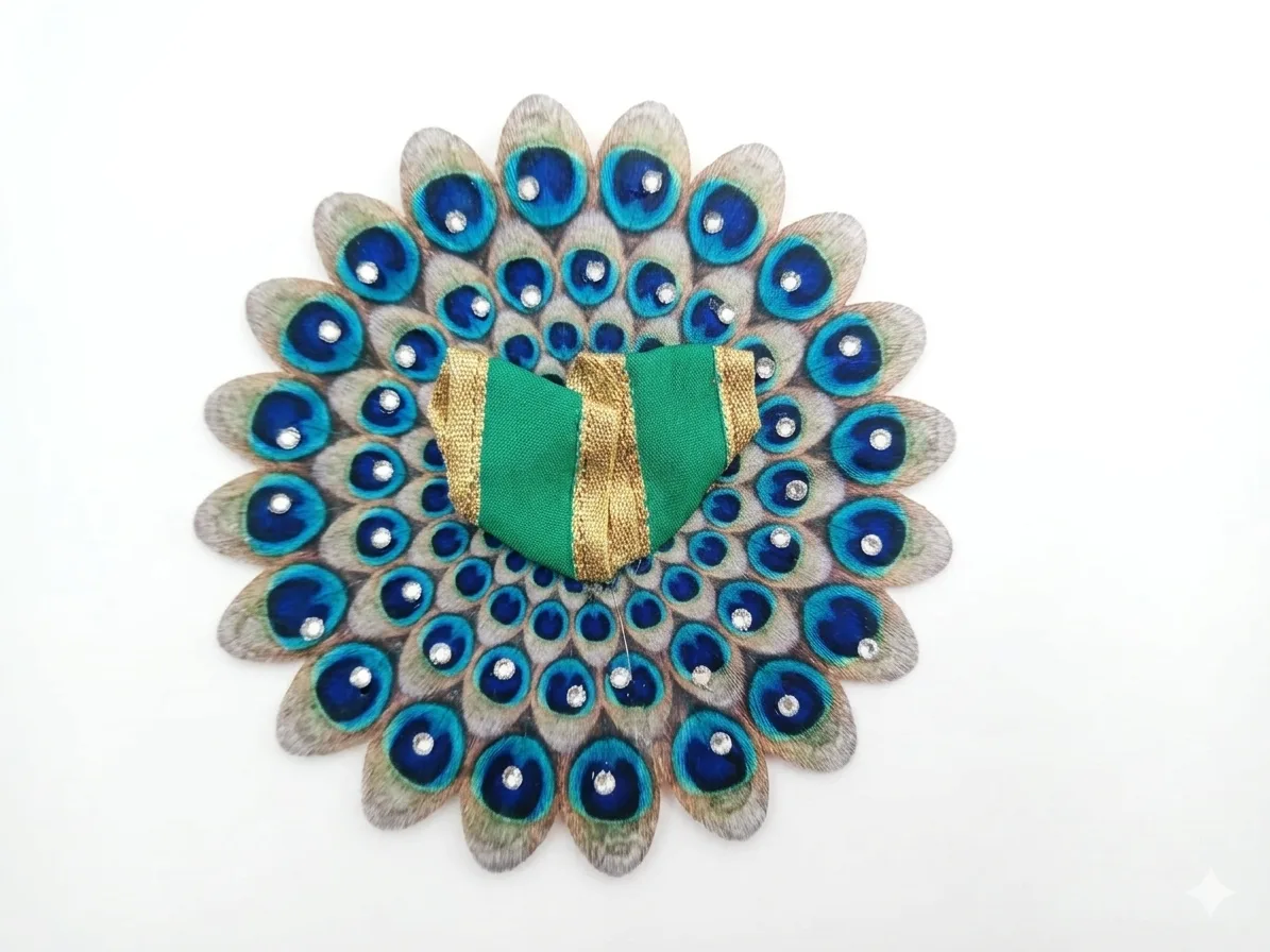 Traditional Laddu Gopal Poshak for Janmashtami 2026 1no-5inch Green