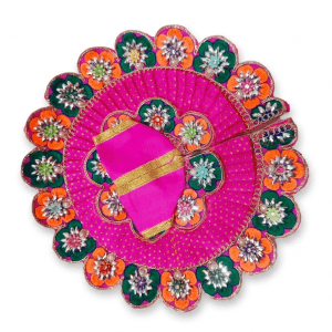 Laddu Gopal Shringar Poshak 4 No-8 inch Pink
