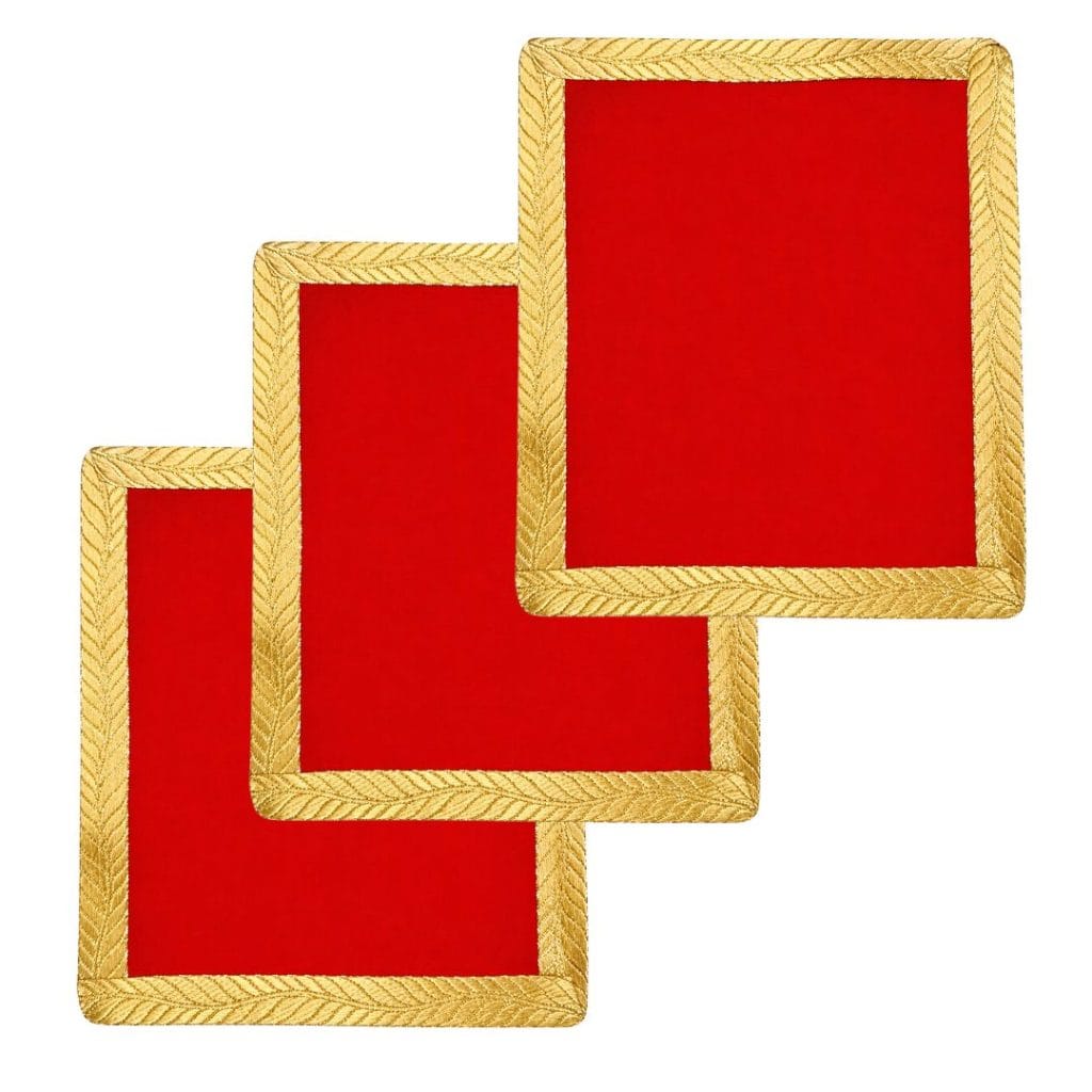 Designer Bhagwan Asan for Mandir, Temple Shelf & Home Decoration(Pack of 3) (10x12 inch)