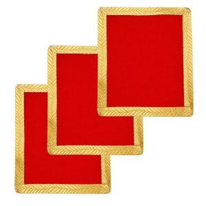 Designer Bhagwan Asan for Mandir, Temple Shelf & Home Decoration(Pack of 3) (10x12 inch)