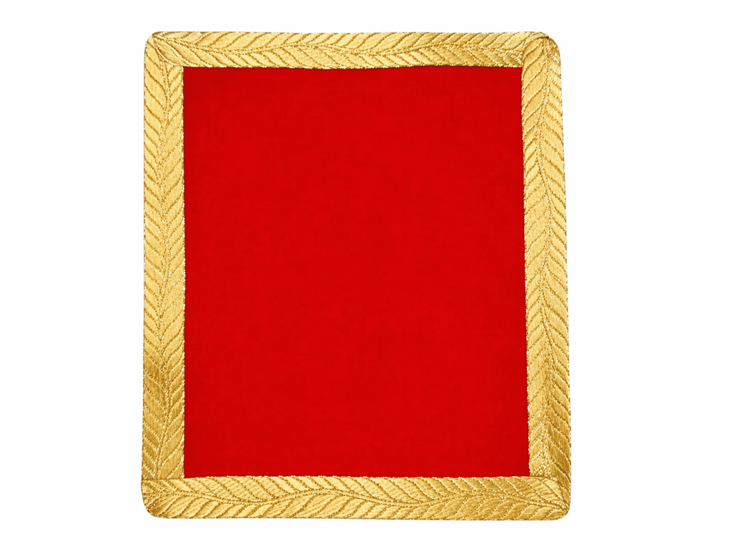 Red Velvet Chowki Aasan Cloth for Puja(Pack of 1) (10x12 inch)